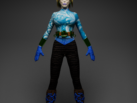 Anna 3Dモデル