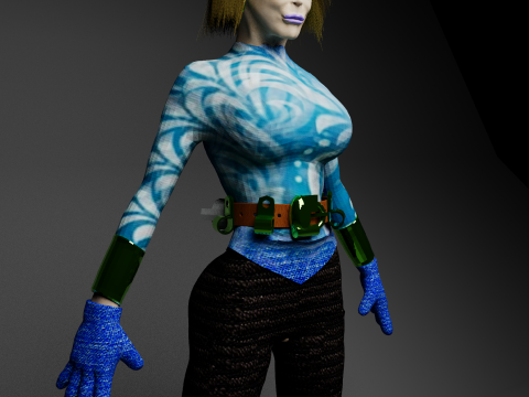 Anna 3Dモデル