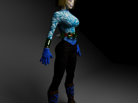 Anna 3Dモデル