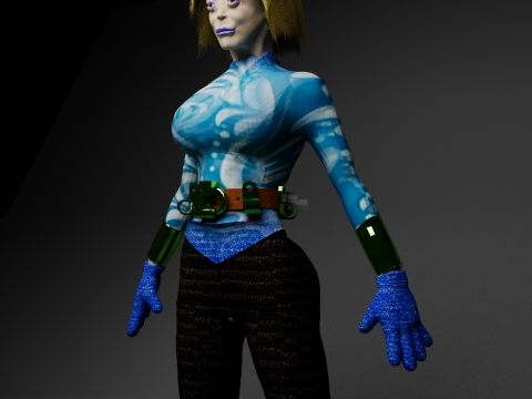Anna 3Dモデル