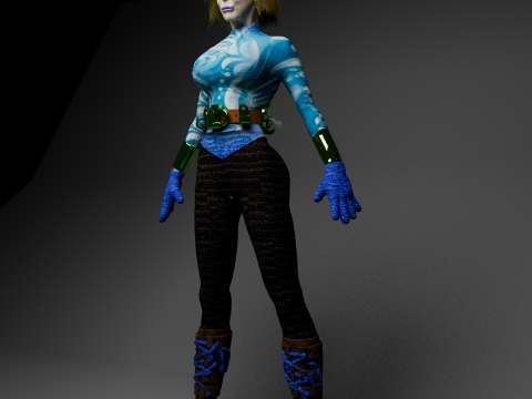 Anna 3Dモデル