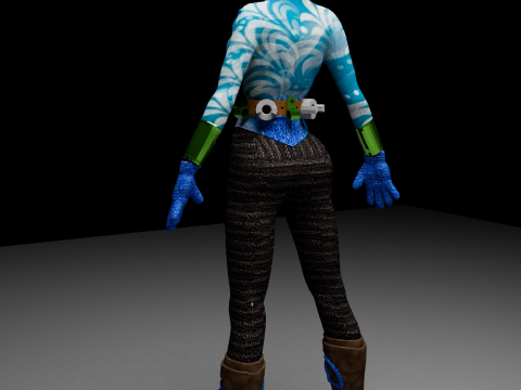 Anna 3Dモデル