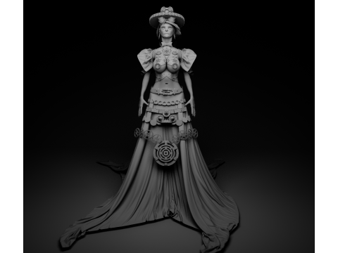Lady 3D Model
