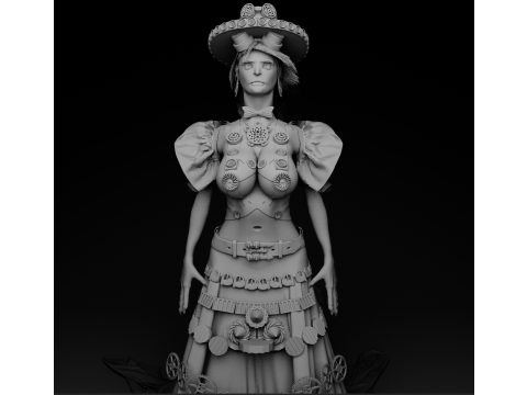 Lady 3D Model