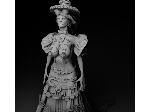 Lady 3D Model