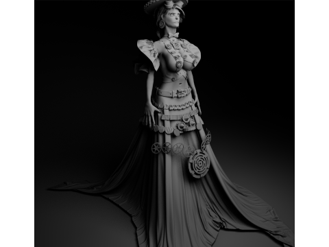Lady 3D Model