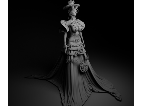 Lady 3D Model