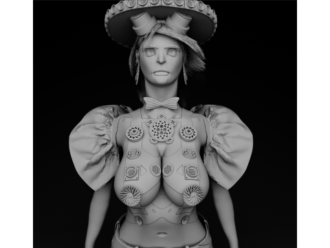 Lady 3D Model