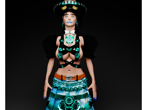 Lady Model 3D