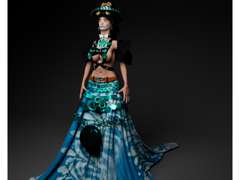 Lady Model 3D
