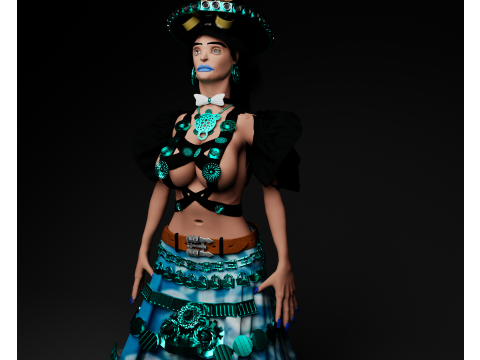 Lady Model 3D