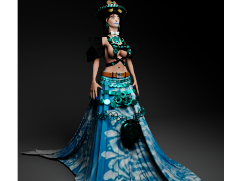 Lady Model 3D