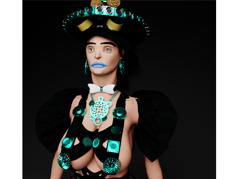 Lady Model 3D