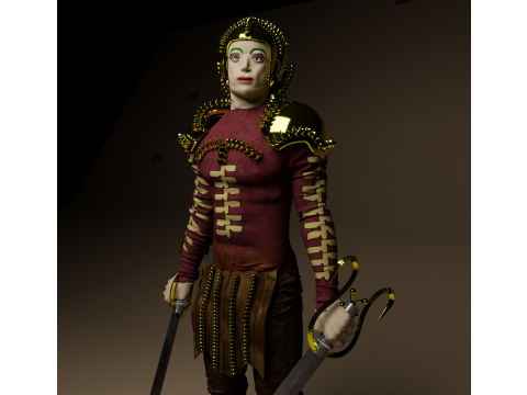 Knight Artur 3D Model