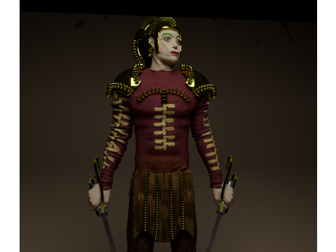 Knight Artur 3D Model