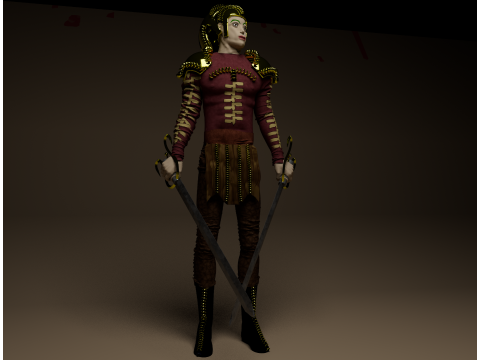 Knight Artur 3D Model