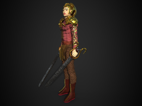 Knight Artur 3D Model