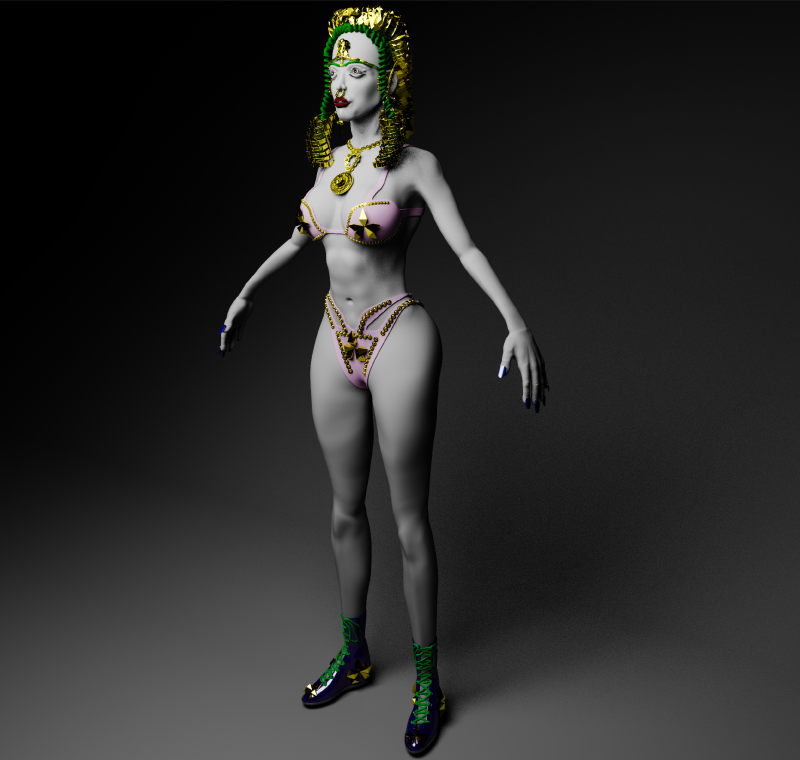 Kristina 3D Модель .c4d .max .obj .3ds .fbx .stl .blend 