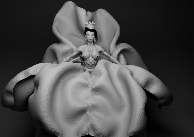 Queen 3D 모델 .c4d .max .obj .3ds .fbx .stl .blend 