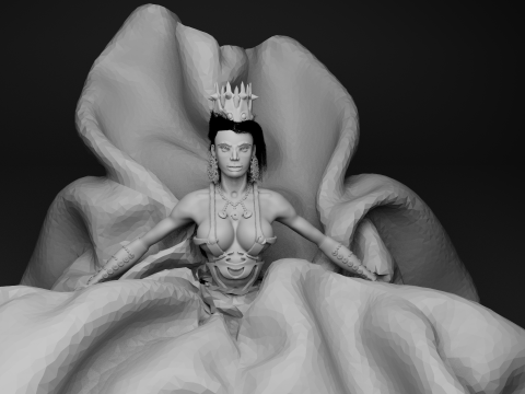 Queen 3D 모델