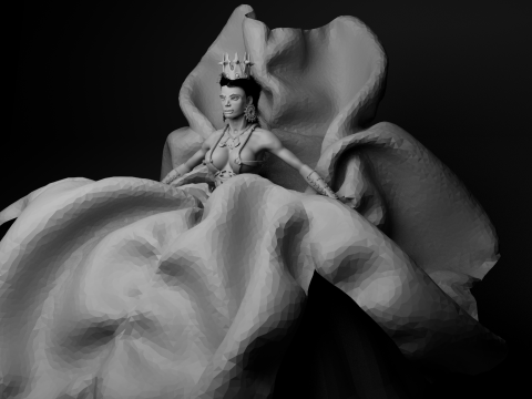 Queen 3D 모델