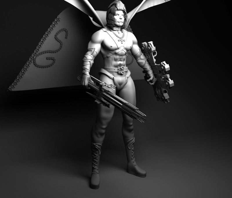 Knight Arturcik 3D Model .c4d .max .obj .3ds .fbx .stl .blend