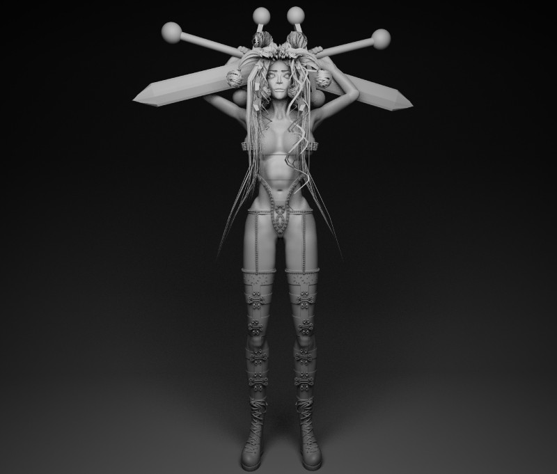 Gala Model 3D .c4d .max .obj .3ds .fbx .stl .blend 