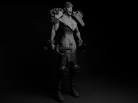 吸血鬼 3Dモデル