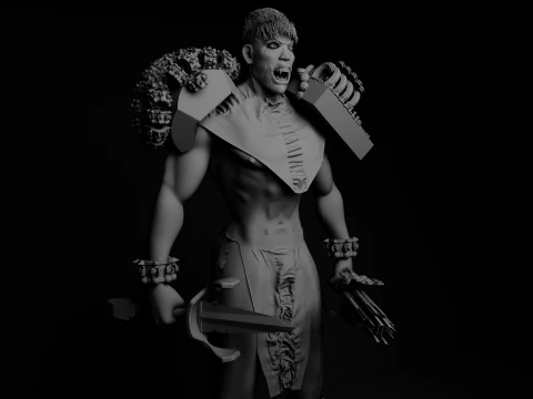 吸血鬼 3Dモデル