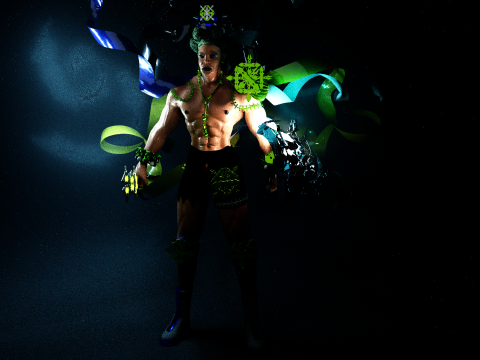 Воїн Артур 3D Модель