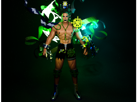 Воїн Артур 3D Модель