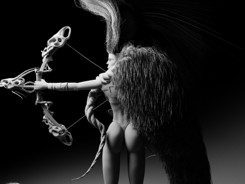 Супер Інна 3D Модель