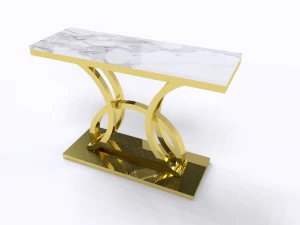 Console table stainless 3D Model