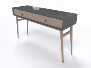 Console table wood Modelo 3D