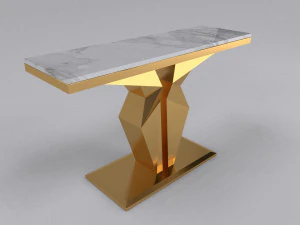 Размер консольного столика 130 Х 40 см. 3D Модель