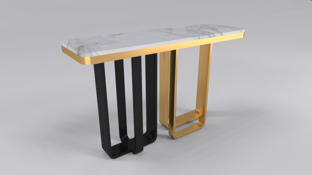 Luxury console table rectangle 3D Модель .c4d .max .obj .3ds .fbx .stl .blend 