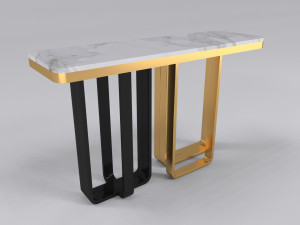 Luxury console table rectangle 3D Model