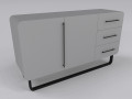 Cabinet nordic Modelo 3D