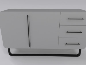 Cabinet nordic Modelo 3D