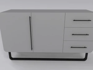 Gabinetto nordico Modello 3D