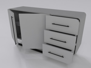 Cabinet nordic Modelo 3D