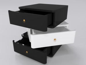 Bed side Modelo 3D