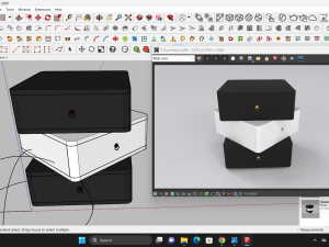 Bed side Modelo 3D