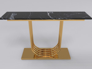 Luxury console table pipa U 3D 模型
