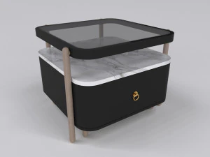 Uniek nachtkastje 3D Model