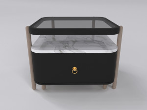 Unique bedside 3D 모델