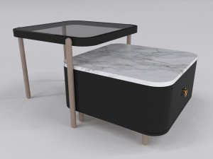 Unique bedside 3D 모델
