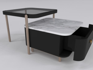 Unique bedside 3D 모델