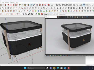 Unique bedside 3D Model