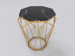 Side table hexagonal 3Dモデル